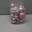 Christmas Ball Ornaments for Christmas Decorations - 41 Pieces Xmas Tree Pink Shatterproof Ball Ornaments with Hanging Loop for Holiday and Party Decoration