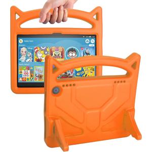 Shockproof Case for 8inch Tablet(12th/10th Generation, 2024/2022/2020 Release)-SHERBORN Lightweight Shockproof Case with Stand Handle,Incompatible with iPad Samsung Tablet-Orange