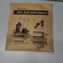 Hylaea Unisex Non Slip Socks with Grip for Yoga, Hospital, Pilates, Barre | Ankle, Cushioned (XL)