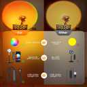 Sunset Lamp Projector with APP and Button Control, Multicolor Changing Projection Light Sunlight Lamp for Bedroom, Photography, Party, Tiktok Live, Room Decor