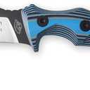 Best.Buy.Damascus1 Hunting knife Survial Blue G10 Fixed Blade Knife with Kydex Sheath Prime Qulity