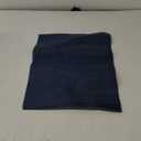 Placemats Set of 4 - Easy Clean Woven Vinyl Placemats for Dining Table, Indoor/Outdoor Place Mats, Washable PVC Table Mats（Navy Blue）