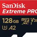 Sandisk SDSQXCD-128G-GN6MA Extreme Pro Microsdxc 128gb+sd Flsh Adapter 200mb/s 90mb/s A2 C10 V30 U