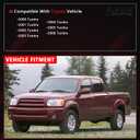 Door Belt Window Molding Weatherstrip Trim Seal Belt Front & Rear Compatible with Toyota Vehicle Tundra 2000-2006 Replace# 75740-0C022 75730-0C022 75720-0C010 75710-0C010 (4PCS)