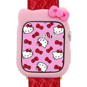 Sonix x Sanrio Apple Watch Cover | Bumper Case for Apple Watch | Protective Silicone Cover | Fits 38mm/40mm/41mm | Hello Kitty - Pink