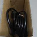 16/3 50 FT Outdoor Extension Cord Waterproof, Weatherproof & Flame Retardant Black 3 Prong Power Cord Outside for Lawn & Garden, 13 Amps 1625 Watts 125 VAC 16AWG SJTW, ETL Listed