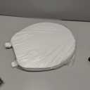 Bemis 70 Durable Plastic Toilet Seat, Round, White