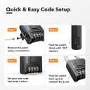 Combination Lock for Outdoor & Indoor | Heavy Duty, Weatherproof, 4-Digit Security | Padlock for Lockers, Gates, Fences, Sheds, Storage | 1-Pack, Black