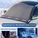 Windshield Snow Covers, 8 Layers WAaterproof Windproof Protection, Frost Defense, Ice, Sun, Snow, UV,ii566 (for Subaru BRZ)