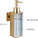 BGL Soap Dispenser Stainless Steel 304 Wall Mount Gold Liquid and Soap Dispenser for Kitchen and Bathroom