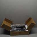 Narrow Bookshelf, 5-Tier Corner Bookcase, Storage Shelf for Small Space, Bolt-and-Nut Structure, for Living Room, Bedroom, Kitchen, Study, Balcony, Rustic Brown and Black TCJ05BF