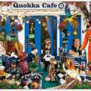 QUOKKA 1000 Piece Puzzles for Adults and Up - Jigsaw Puzzles for Men and Women - Funny Animals in Cafe for Kids Ages 8-12 and Up - Colourful Game Toy for Family