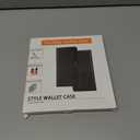 DuckSky for Samsung Galaxy S23 FE Genuine Leather Wallet case RFID Blocking4 Credit Card HolderReal Leather Flip Folio Book Phone case Protective Cover Women Men for S23FE case Wine Red