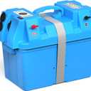 Redodo Smart Battery Box, Fits Group 31/27/24 Size Batteries, RV/Marine Battery Box with Multi Ports, Waterproof, Built-in Volt-Meter for Trolling Motor, Camping, Solar Panel, Boat