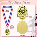 12 Pcs Gold Award Medals Bulk 2.2 Inch Basketball Volleyball Royal Dance Softball Metal Medals with Neck Ribbons Metal Trophy Award Prize Gifts for Tournaments Sports Competitions
