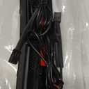 Motorcycle Turn Signal Light, Fairing Vent Lights, Windshield Trim Lights for Harley 2014-2023 Touring Street Glide Ultra Limited LED Vent Trim Insert (Black with Running Light & Amber Turn Signal)