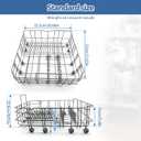 20000533 20007189 Dishwasher lower dishrack Assembly Compatible with bosch thermador SHE53TF5UC SHP7PT55UC SHPM98W75N SHV68T53UC etc Dishwashers (some models), Replace Number: 20000049 20000532 etc