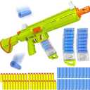 Soft Bullet Toy Gun Rifle, Semi-Auto & Manual Modes with Shell Ejecting Action, Electric M416 Foam Dart Launcher Toy Blaster, Outdoor Party Games Christmas Birthday Gift for Teens 14+ (Green) (Standard)