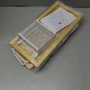 Bathroom Counter Organizer, 2-Tier Standing Storage Shelf with Basket, Wood Tray for Skincare Vanity Organizer(White)