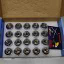Set of 20 M14x1.5 Lug Nuts Compatible with Wrangler Gladiator Cherokee Grand Ram,One-Piece Chrome OEM Wheel Lug Nuts