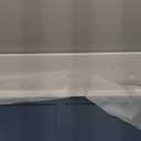 ChooChoo Bathroom Floor Cabinet, Modern Bathroom Storage Cabinet with 4 Doors and Adjustable Shelves, Freestanding Cupboard for Living Room, Blue (11.81"D x 23.62"W x 43.31"H)