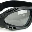 UV Protective Outdoor Glasses Military Sunglasses Outdoor Tactical Goggles (Black)