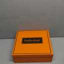 Mofirdast Women's Mid Calf Boots Comfy Square Closed Toe Stiletto High Heel Boot Zipper Short Ankle Booties, Size 8