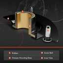 A-Premium Rear Right Passenger Side Suspension Strut Mount Compatible with Dodge Dart 2013 2014 2015 2016 (Set of 1)