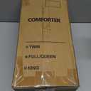 UNIKOME Queen Comforter Set Gray/Light Gray - Ultra Soft Boho Pintuck Down Alternative Bedding Set for Winter, All Seasons, 3 Pieces Lightweight Warm Pinch Pleat Bed Set with Comforter, 2 Pillowcases