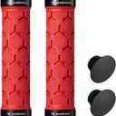 corki Mountain Bike Grips Lock On,Anti-Slip Shock Absorbing Bike Handlebar Grips