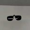 Polarized Clip-on Flip Up Metal Clip Rimless Sunglasses for Prescription Glasses (Black)