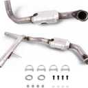 Left Right Catalytic Converter Compatible with 2004 2005 2006 2007 2008 Ford F150 5.4L V8 4WD, Replace# 645471 53522 645829 54307(EPA Compliant)