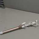 Conair Double Ceramic 1-Inch Long Barrel Curling Iron, 1-Inch Barrel Creates Classic Curls to Loose Waves, Hair Curler for Use on Short, Medium, & Long Hair, White/Rose Gold