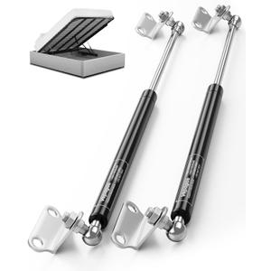 Vepagoo Gas Struts 20 Inch 100 lb/445N for Heavy Lid with Mounting Brackets, Gas Shock Lift Supports Heavy Duty, RV Bed Lift Kit Door (Fit 85lb-115lb Lid), 2pcs (1pair)