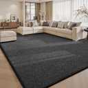Sour Lemon 8x10 Area Rugs for Living Room Bedroom, Large Rug Carpet Grey