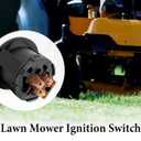 Ignition Switch 925-04228 Fit for Cub Cad et Mower - 3 Position Key Switch Compatible with Cad RZT-42 RZT-50 RZT-54 Riding Mower, Troy-Bilt Mustang XP 42 50 Zero Turn Mower, Compatible with 725-04228