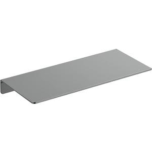 Danpoo 12 inch Gray Metal Wall Shelf Small Floating Shelf for Wall Organizer & Storage, Display Shelf for Bathroom, Living Room, Kitchen, Bedroom (Grey)