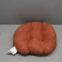 Round Corduory Floor Pillow Solid Color Meditation Pillow for Seating on Floor Thick Soft Seat Cushion for Yoga Living Room Sofa Tatami (Khaki,22"x22")