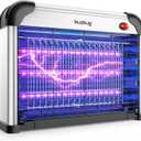 Buzbug LED Bug Zapper Indoor, 10 Years Lifespan 3 Lamps Enhance Insect Attraction, 3800V High-Voltage, Electric Mosquito Zapper, Fruit Fly Mosquito Moth Gnat Trap, Killer, Zapper -MA009