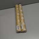 2 x CAKKVDE Vintage Christmas Wrapping Paper Roll - Kraft Gift Wrap with Jute Twine | 17 Inch x 49 Feet Durable Holiday Wrapping Paper for Gifts(White snowflakes)