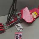 Bayer Design: Doll Buggy - Hot Pink & Princess - Play Umbrella Stroller, Accessory for Dolls Up to 18", Quick-Fold, Dual Wheels, Seat Belt, Kids 3+