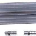 Dual Pass Aluminum Heat Sink Cooler Compatible with Fuel Power Steering Cool Engine Oil Transmission Fluid 13260