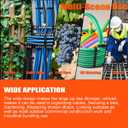 14 inch Black Large Zip Ties Heavy Duty (100 Pack), 2025 New Patented Design, 300 LBS Tensile Strength, Self-Locking Nylon PA66 Cable Ties for Indoor and Outdoor Use