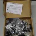 Ravinte 2'' Cabinet Handles Stainless Steel Matte Black Kitchen Cabinet Hardware Handles of Kitchen Cupboard Handles 30 Pack