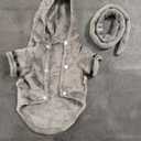 Dog Nightwear, Plush Comfortable Keep Warm Pet Bathrobe Soft For Cats For Puppy, Size M