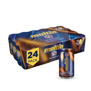 Maltin Polar Non-Alcoholic Malt Beverage Natural Cane Sugar Drink (24-Pack) (EXP 02/16/27)
