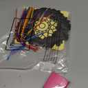 MotiMind 32 Sets Diwali Rangoli Mandala Suncatchers Paper Kit Mandala Flower DIY Window Stained Craft Glass Effect Tissue Paper Craft Bulk for Home School Classroom Party Decoration Gifts Art Activity