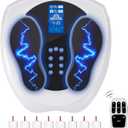 Neuropathy Pain Relief for Feet Massager Pro, 3D EMS Foot Massager for Neuropathy 8 TENS Pads, Electric Foot Health Nerve Muscle Stimulator Circulation for Plantar Fasciitis - FSA or HSA Approved