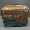 INTEX C1500 Cartridge Filter Pump for AGP: 1500 GPH Pump Flow Rate - Cartridge Gauge Indicator - HydroAeration Technology - Includes Type A Filter Cartridge - Turnover Rate/System Flow 1180 GPH