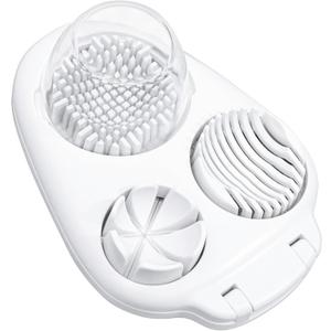 3-in-1 Egg Slicer for Hard Boiled Eggs, Multiple Slice Modes Egg Cutter, Heavy Duty Stainless Steel Chopper Tool, Multipurpose Kitchen Gadgets for Strawberry, Salad, Kiwi, Mushroom, Tomato Prep